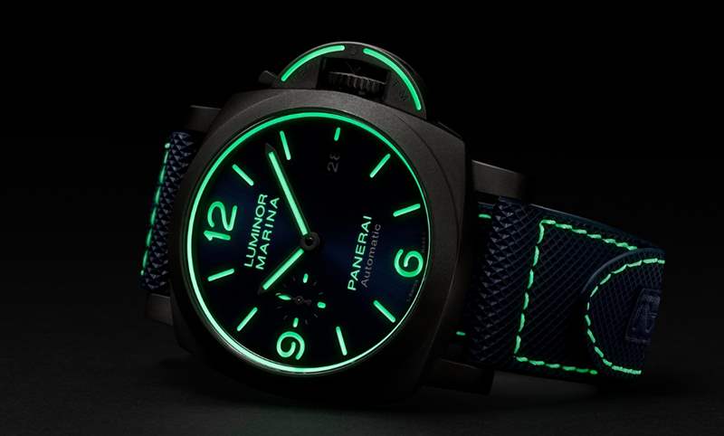 全都亮起來(lái)！沛納海全新Luminor Marina，表盤(pán)、表冠、表帶都有夜光-復(fù)刻表