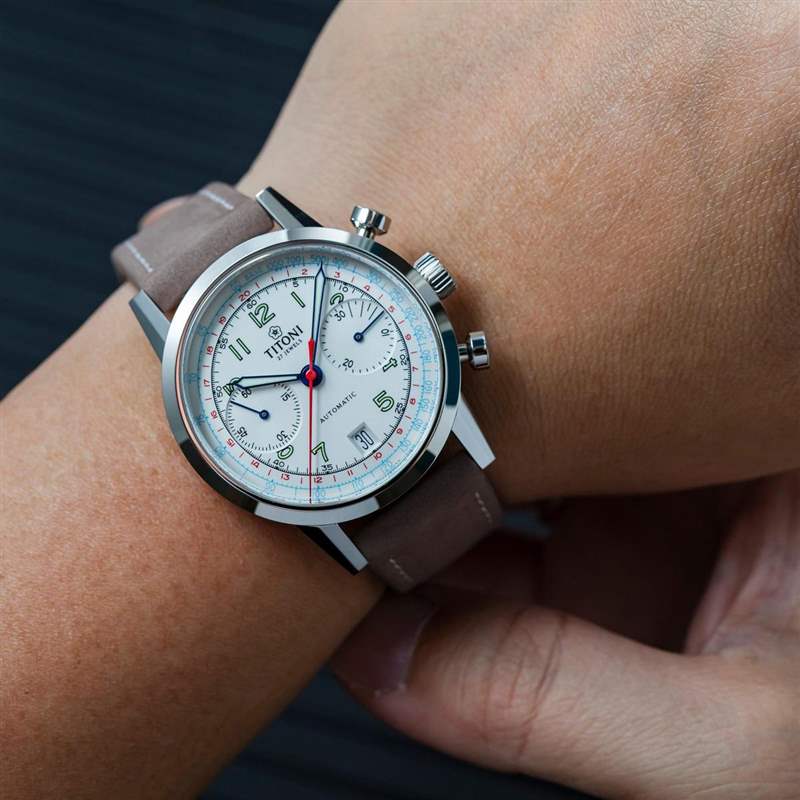 TITONI Heritage傳承系列計時碼表:復古元素集一身!-復刻表