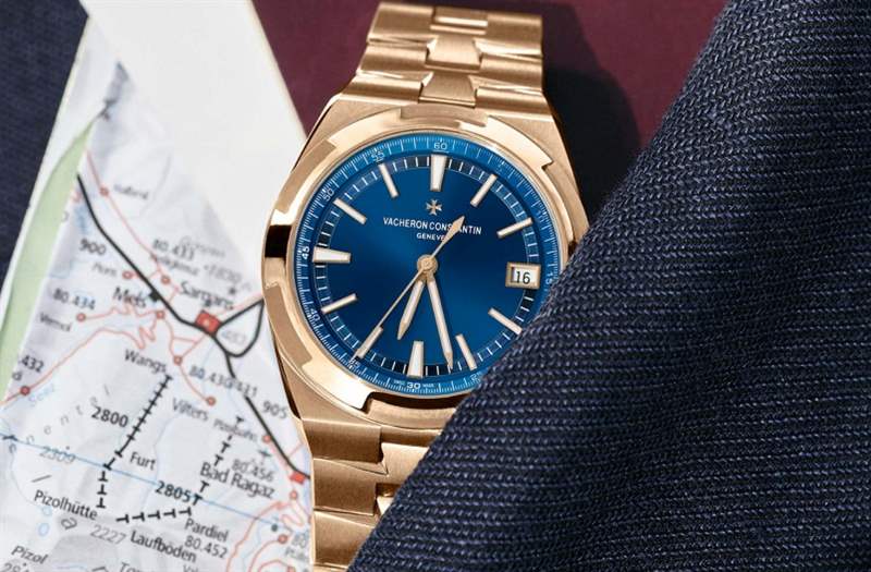 江詩丹頓2020新作！ Vacheron Constantin Overseas自動上鏈腕表帶來典雅粉紅金X藍面設定