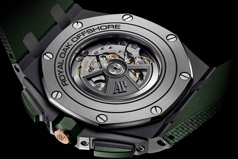 愛彼皇家橡樹離岸型26405NR自動(dòng)上鏈計(jì)時(shí)碼表黑色陶瓷-復(fù)刻表