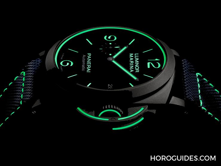 全都亮起來(lái)！沛納海全新Luminor Marina，表盤(pán)、表冠、表帶都有夜光-復(fù)刻表