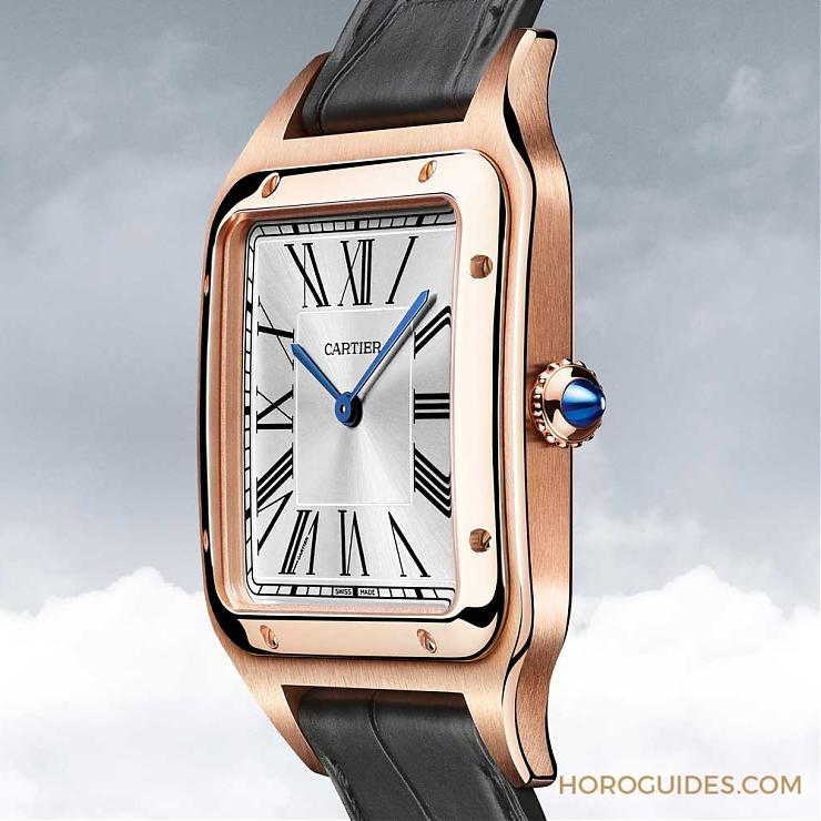 放大經(jīng)典原味｜搭載機(jī)械機(jī)芯的Cartier Santos-Dumont XL-復(fù)刻表