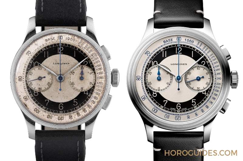 「沒有」日期窗的原版復(fù)刻:浪琴Heritage Classic Tuxedo復(fù)刻表-復(fù)刻表