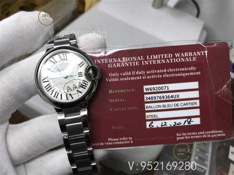 V6廠藍氣球-V6廠卡地亞藍氣球33mm機械女表復(fù)刻做工怎么樣-復(fù)刻表