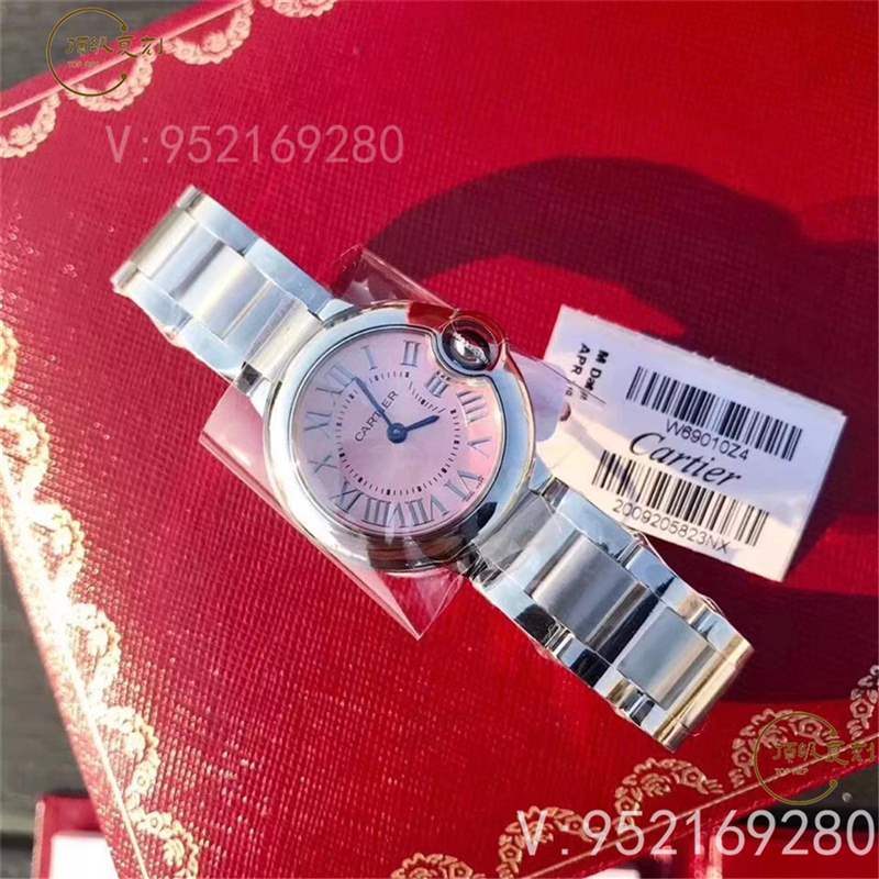 V6廠(chǎng)粉氣球-V6廠(chǎng)卡地亞33mm藍(lán)氣球粉盤(pán)W6920100做工怎么樣-復(fù)刻表