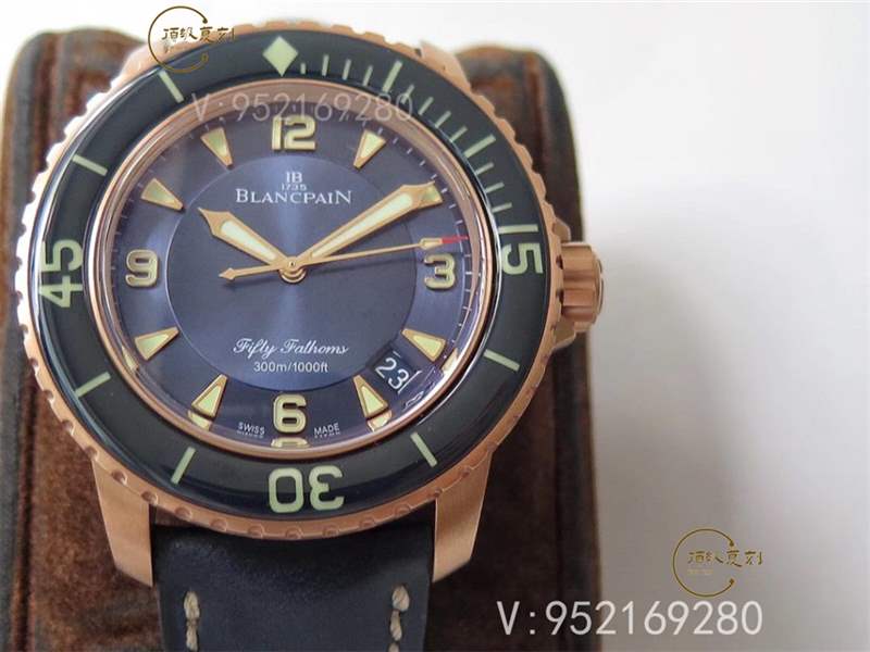 ZF廠寶珀五十噚5015B-3603C-63B玫瑰金藍盤復刻表做工怎么樣-復刻表