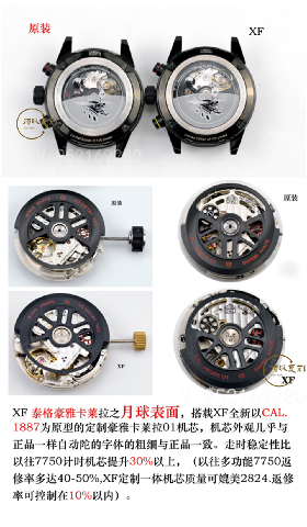 XF廠泰格豪雅卡萊拉01月球表面復刻表真假對比正品評測-復刻表