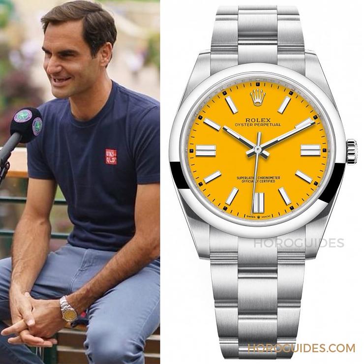 回顧那些高光時刻，Roger Federer費德勒與Rolex偕伴20年-復刻表