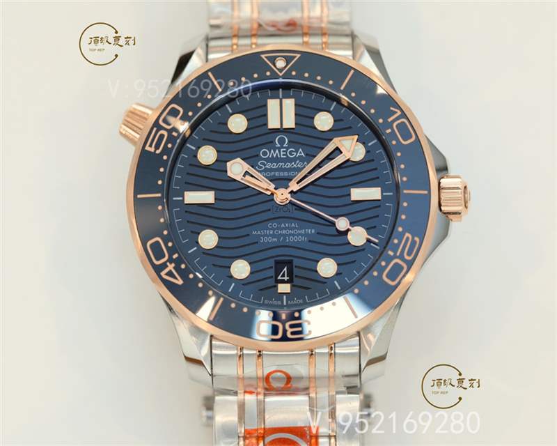 OR廠海馬300-OR廠歐米茄海馬300間玫瑰金藍盤復刻表做工怎么樣-復刻表