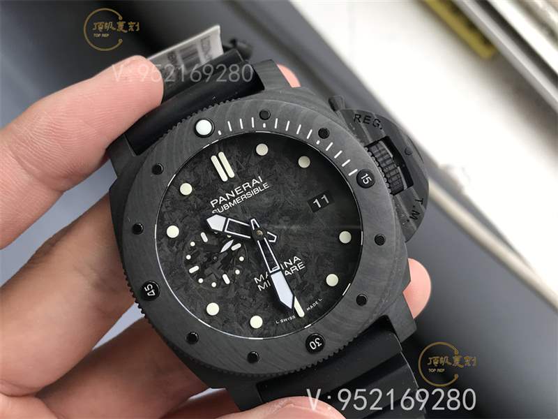 VS廠沛納海復(fù)刻表碳纖維表殼工藝質(zhì)量怎么樣-復(fù)刻表