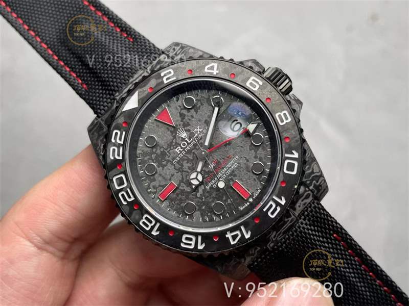 VS廠新品勞力士Ntpt格林尼治碳纖維復(fù)刻表3186機(jī)芯做工怎么樣-復(fù)刻表