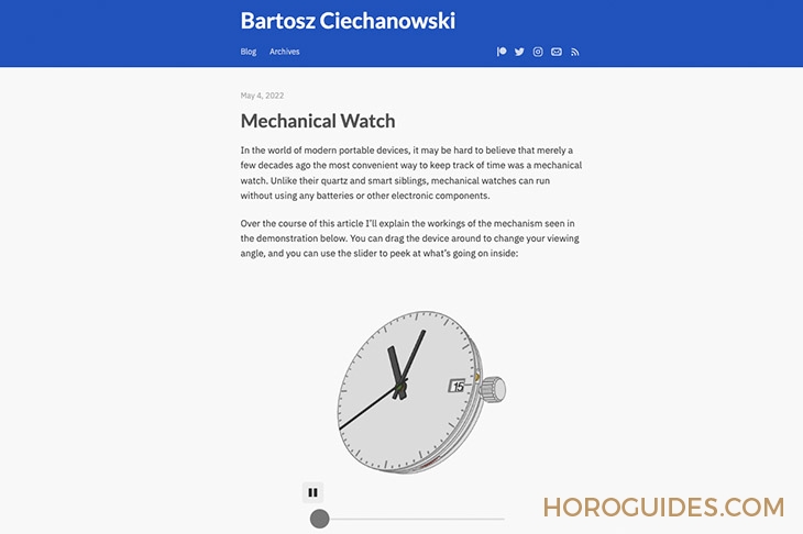 這是最有趣、最有互動性的鐘表文章：來自國外表友的機芯原理全面解析-復刻表