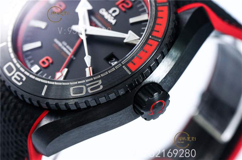 VS廠深海之黑系列-VS廠歐米茄海馬深海之紅復(fù)刻表做工評測-復(fù)刻表