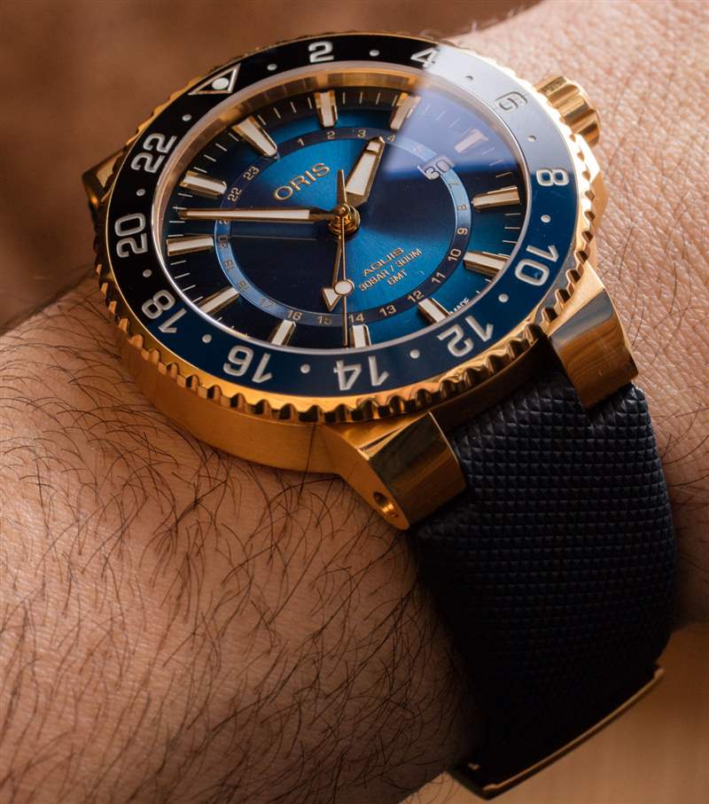 Oris Carysfort Reef 限量版 18k 金腕表-復刻表