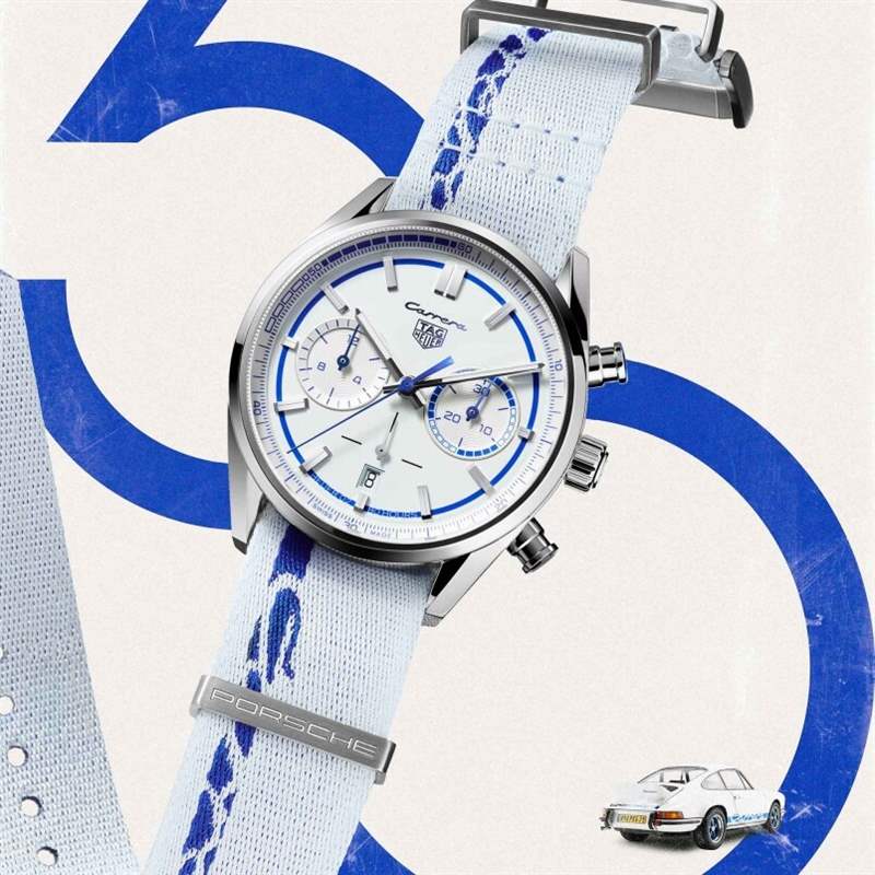 TAG HEUER X PORSCHE 定義版發布！慶祝911 Carrera RS 2.7 50周年-復刻表