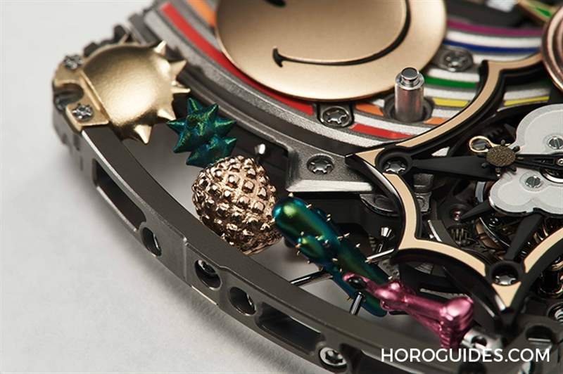 Richard Mille少見樂園化的一面！ RM 88 Smiley自動上鏈陀飛輪腕表-復刻表