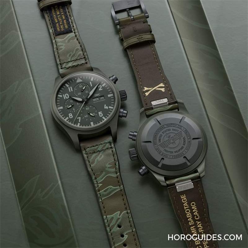 迷彩、刺繡布貼，SBTG街頭潮味上手｜IWC x SBTG特別版表帶套裝-復刻表