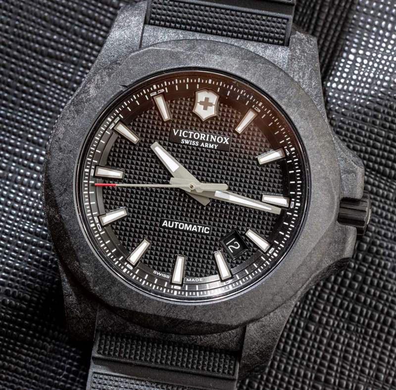 Victorinox INOX 碳纖維機械腕表-復刻表