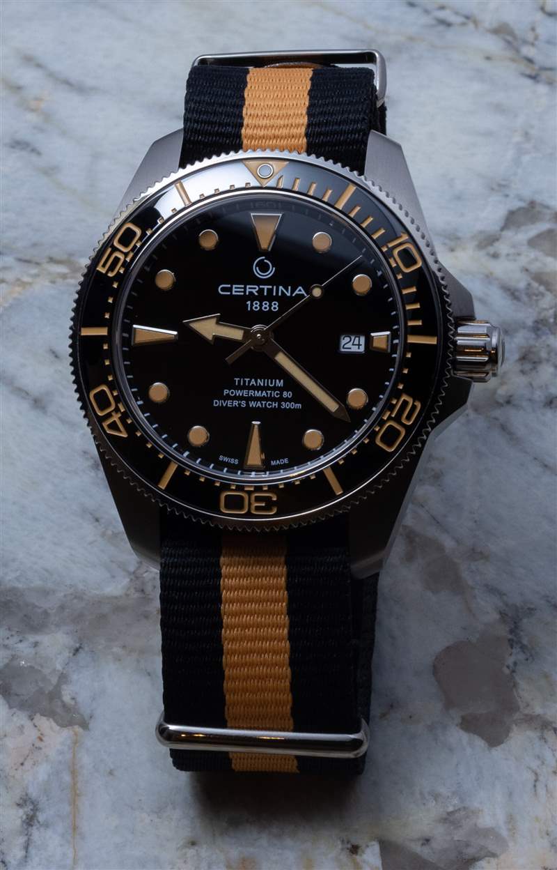 觀看評論:Certina DS Action Diver Titanium 觀看評論:Certina DS Action Diver Titanium-復(fù)刻表