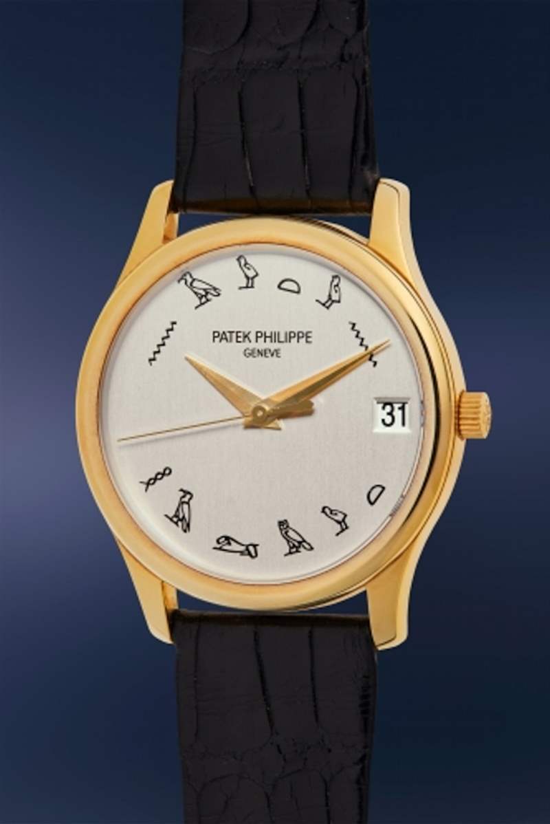 PP百達翡麗極罕象形文字手表將拍賣表面圖案并非數(shù)字而是人名？-復刻表