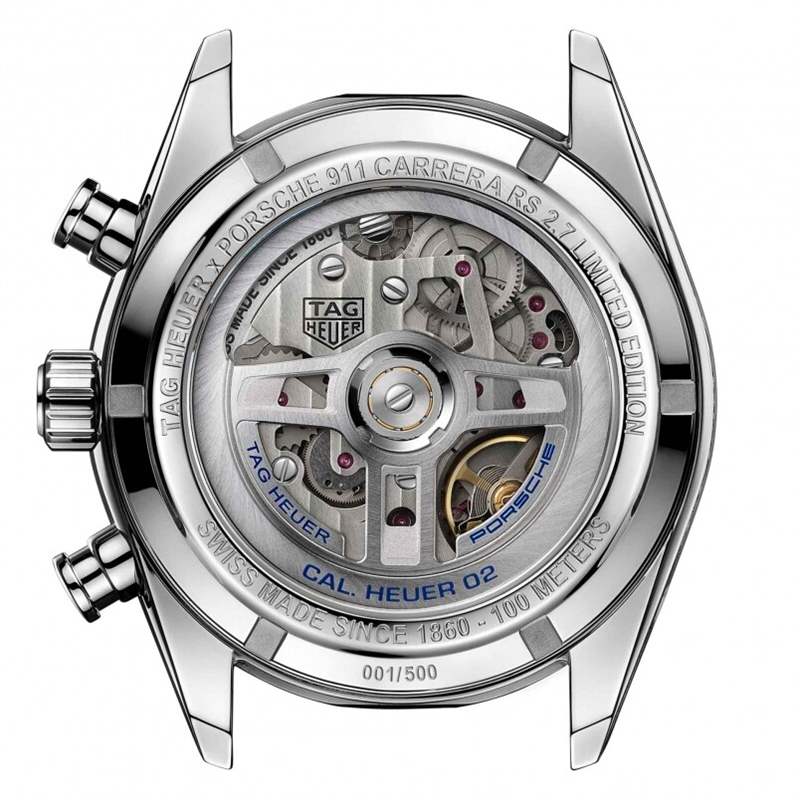 TAG HEUER X PORSCHE 定義版發布！慶祝911 Carrera RS 2.7 50周年-復刻表