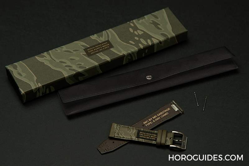 迷彩、刺繡布貼，SBTG街頭潮味上手｜IWC x SBTG特別版表帶套裝-復刻表