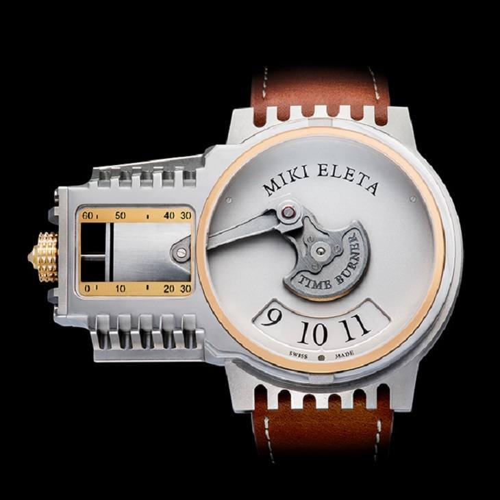 靈感源自摩托車引擎的Miki Eleta Timeburner手表-復刻表