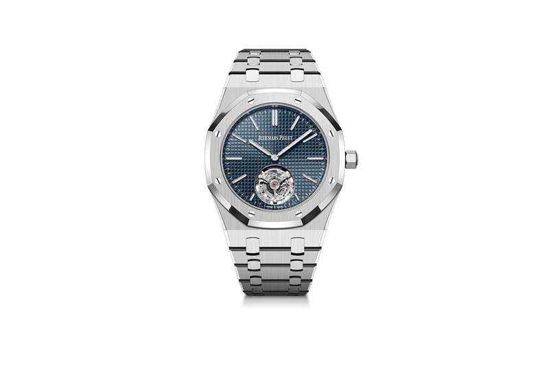 有史以來(lái)第一次皇家橡樹“Jumbo”獲得超薄自動(dòng)上鏈飛行陀飛輪-復(fù)刻表