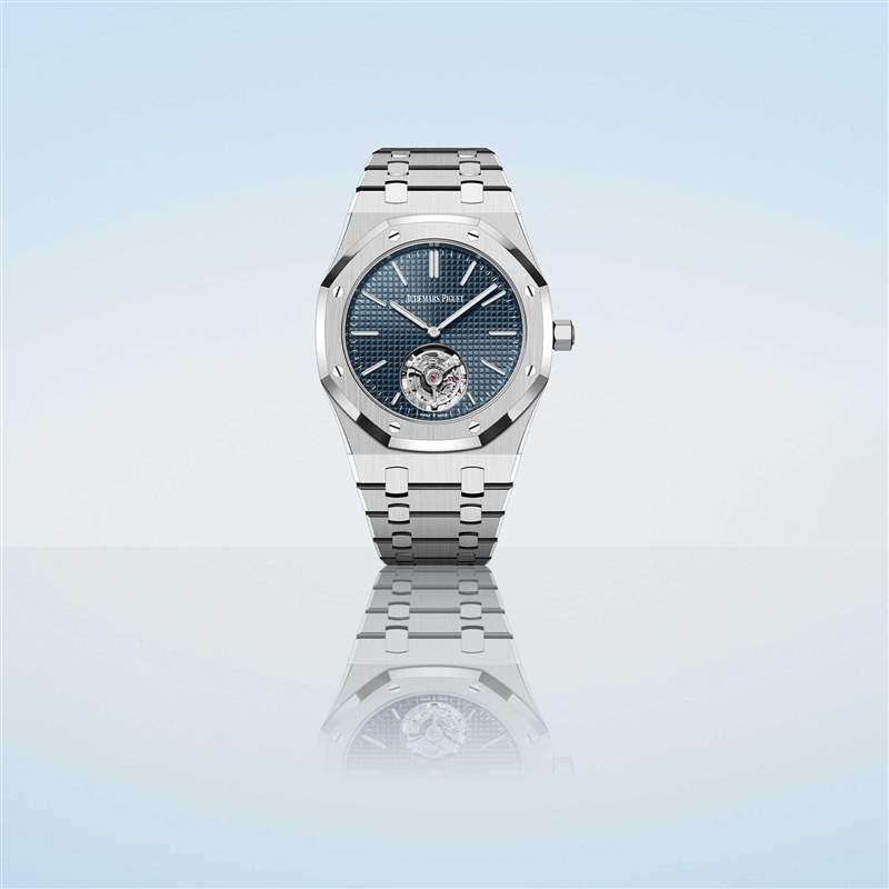 有史以來(lái)第一次皇家橡樹“Jumbo”獲得超薄自動(dòng)上鏈飛行陀飛輪-復(fù)刻表