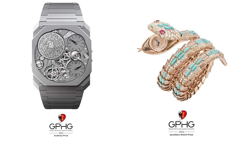 男女腕表俱強！寶格麗獲頒2022年GPHG日內(nèi)瓦鐘表大賞兩項獎項-復(fù)刻表