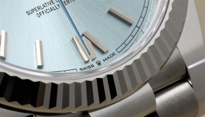 勞力士新款鉑金星期日歷腕表盡在表圈之上-復刻表