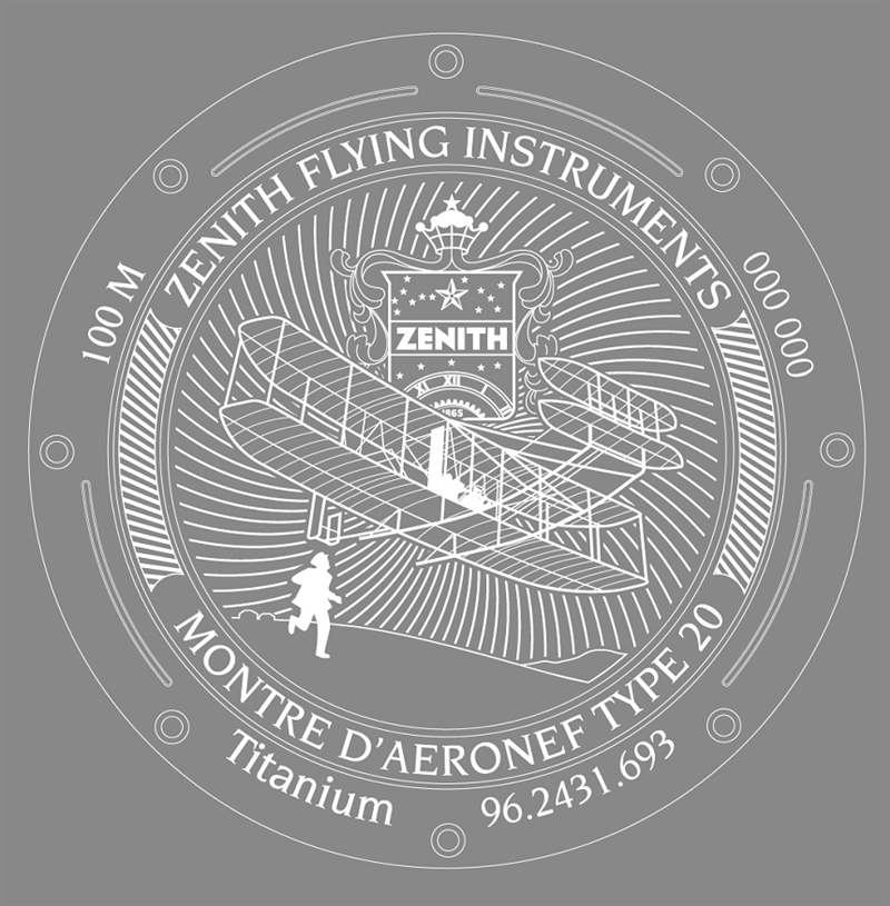 真力時Pilot Montre d'Aeronef Type 20 GMT 1903手表慶祝萊特兄弟-復刻表