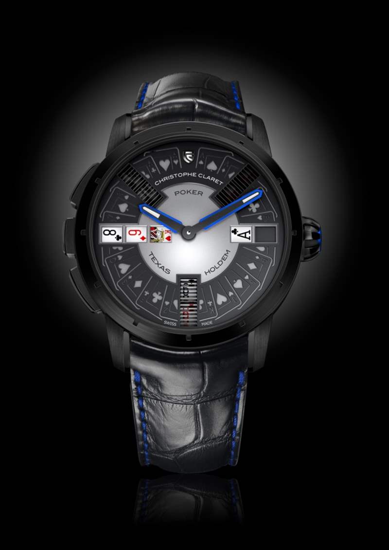 Christophe Claret豪華手腕游戲撲克手表-復(fù)刻表