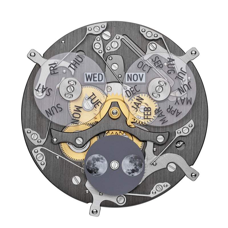 江詩丹頓Traditionnelle全日歷敞開面腕表推出Open Your Heart-復刻表