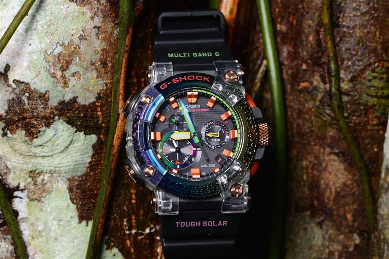 僅僅因為一位真正的青蛙教授評論了G-Shock Frogman Borneo Rainbow Toad-復刻表