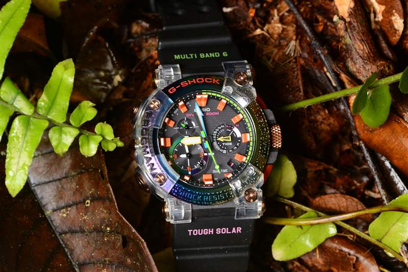 僅僅因為一位真正的青蛙教授評論了G-Shock Frogman Borneo Rainbow Toad-復刻表