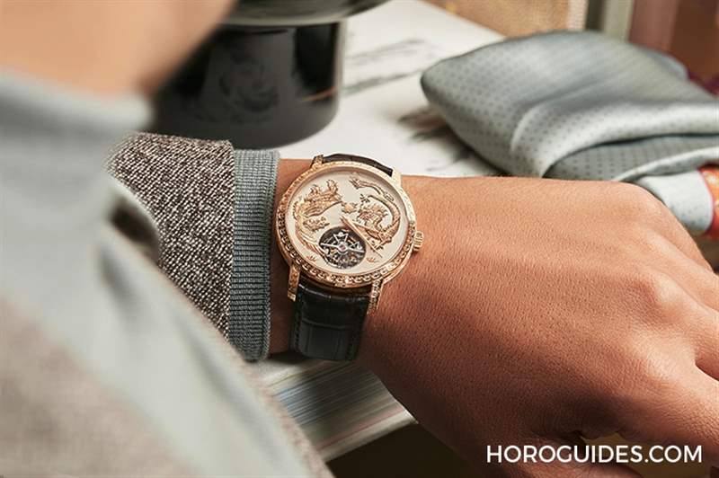 龍鳳戲珠,江詩丹頓Traditionnelle陀飛輪腕表-復刻表