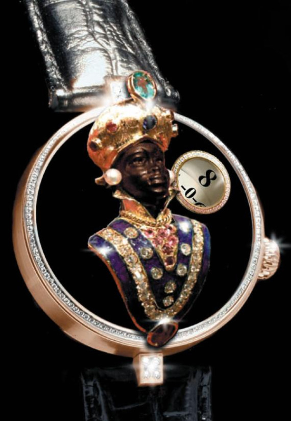 莫雷托Angular Momentum摩爾人雕像表盤手表-復刻表