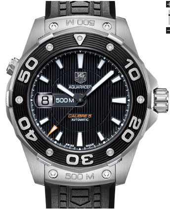 泰格豪雅Aquaracer 500M機芯5潛水腕表-復刻表