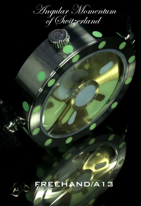 FreehandA13--1 角動(dòng)量Angular Momentum手繪TEC/A13件獨(dú)特手表-復(fù)刻表