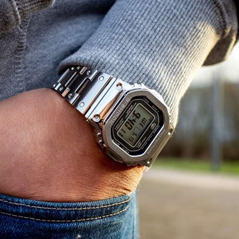 G-Shock GMW-B5000D-1 金屬感加持|5款人氣Casio G-Shock GMW-B5000腕表推介-復刻表
