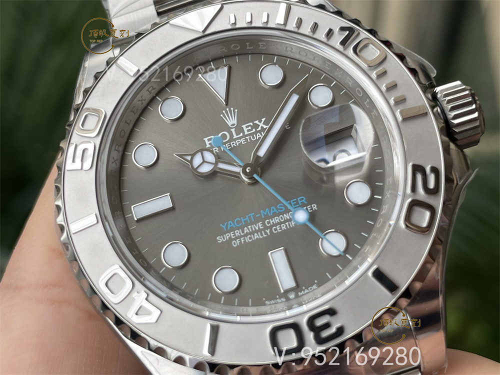C廠Clean廠復刻灰游艇細節(jié)做工怎么樣,C廠勞力士灰游艇3235機芯穩(wěn)定嗎-復刻表