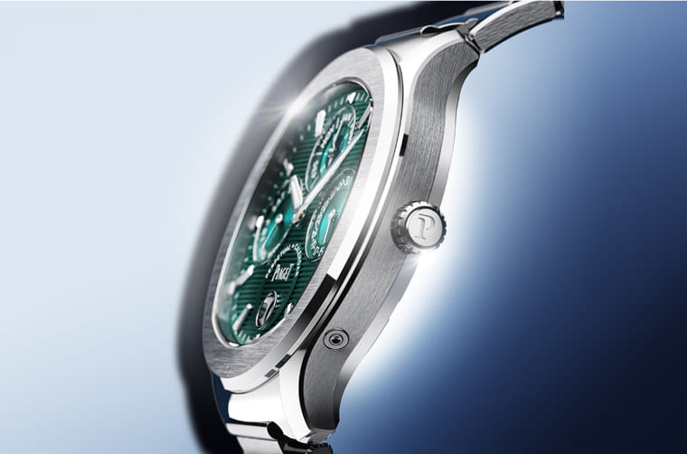 伯爵不銹鋼P(yáng)olo運(yùn)動(dòng)表首度推出超薄萬年歷功能-復(fù)刻表