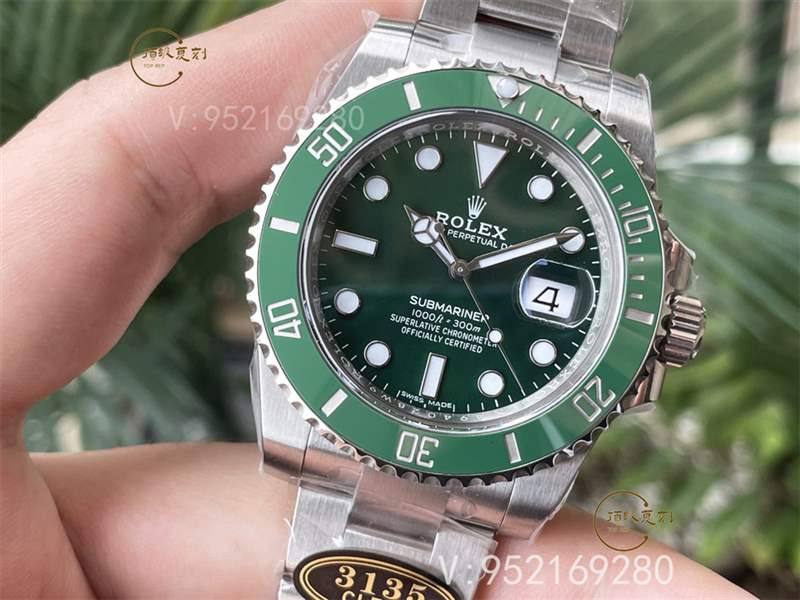 Clean廠C廠勞力士40綠水鬼真假對比正品評測,怎么分辨C廠綠水鬼-復(fù)刻表