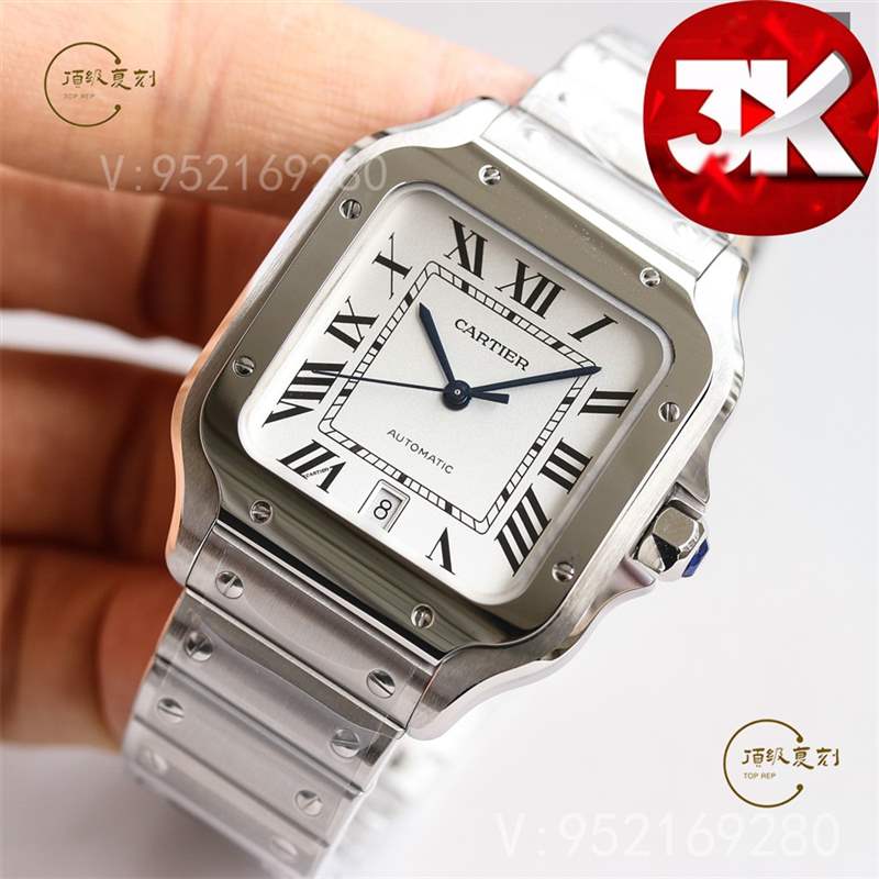 3K廠卡地亞山度士對比正品怎么樣,比V6廠、BV廠、GF廠更值得入手嗎-復刻表