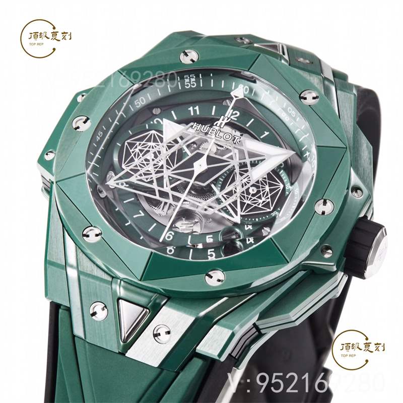 BBF廠宇舶大爆炸刺青二代綠色陶瓷腕表評測,和zf廠刺青有區(qū)別嗎-復(fù)刻表