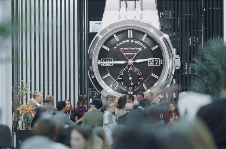 倫敦哈洛德百貨出現(xiàn)一支超巨大朗格Odysseus計時碼表比實表大50倍！-復(fù)刻表