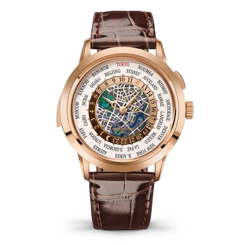 Patek Philippe百達(dá)翡麗推出Ref. 5531R-014 Tokyo 2023世界時(shí)間三問報(bào)時(shí)腕表：東京地圖-復(fù)刻表