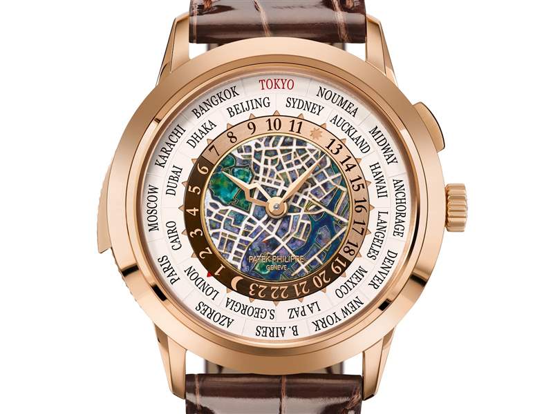 Patek Philippe百達(dá)翡麗推出Ref. 5531R-014 Tokyo 2023世界時(shí)間三問報(bào)時(shí)腕表：東京地圖-復(fù)刻表