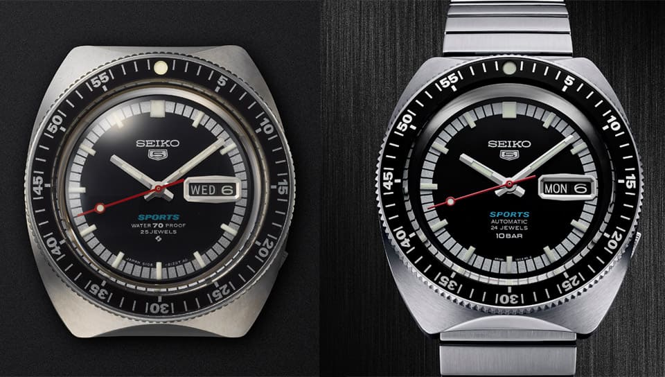 SEIKO精工5號問世55周年5 Sports復(fù)刻款和新款齊發(fā)-復(fù)刻表